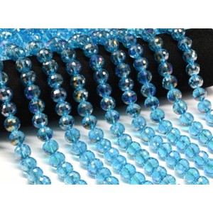 Бусины из чешского стекла шарик гр.12мм цвет лазурный, 38см, 35 бусин (иск.) Бусины из чешского стекла шарик гр.12мм цвет лазурный, 38см, 35 бусин (иск.)