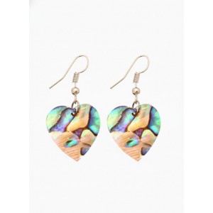 Серьги «Сердце моря», 5.5×2 см, перламутр Серьги «Сердце моря», 5.5×2 см, перламутр