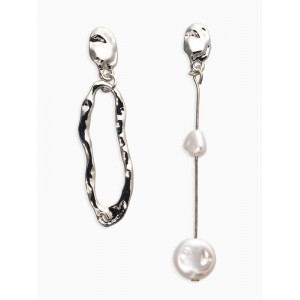 Серьги жемчуг "Корейский стиль", цвет белый, цвет серебристый Серьги жемчуг "Корейский стиль", цвет белый, цвет серебристый
