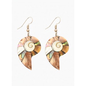 Серьги «Морская ракушка», 5.5×2 см, перламутр Серьги «Морская ракушка», 5.5×2 см, перламутр