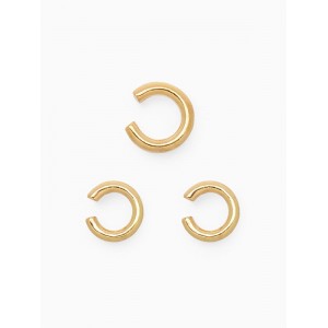 Серьги каффы «Трио», набор 3 шт. цвет золото