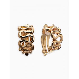 Клипсы "Винтаж" змейка, цвет золото Клипсы "Винтаж" змейка, цвет золото