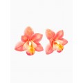 Серьги «Цветы Орхидеи», розовые