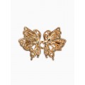 Зажим для кардигана «Ажур. Бабочка», цвет золото