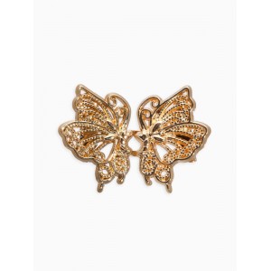 Зажим для кардигана «Ажур. Бабочка», цвет золото Зажим для кардигана «Ажур. Бабочка», цвет золото