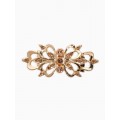 Зажим для кардигана «Ажур. Цветы», цвет золотистый, цвет золотистый