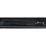 Бусы из кордиерита (иолит), 42см + цепочка, шарик гр.3-4мм