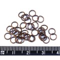 Колечки металлические разъемные 5*0,7 мм цвет Старая медь 100 штук/упаковка