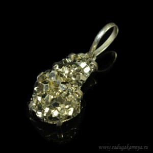 Кулон из марказита, 25*38мм