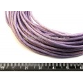 Шнур вощеный 1 мм сиреневый 6 метров/упаковка