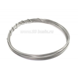 Проволока из нержавеющей стали диаметр  0,8 мм упаковка 5 метров