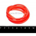 Шнур латексный (трубка) полый 4 мм неоновый оранжевый 1 метр/упаковка