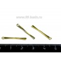 Подвеска ювелирная Палочка 5017 позолота 0,45 мк 23*2 мм, производство Россия 1 штука