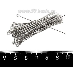 Пины гвоздики 40*0,6 мм нержавеющая сталь 40 штук/упаковка