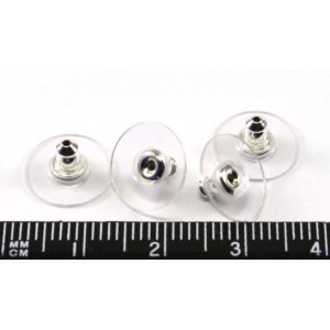 Заглушка для пуссет большая прозрачная 4 пары/упак. Заглушка для пуссет большая прозрачная 4 пары/упак.