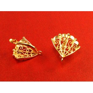 Швензы ювелирные Театральные 20*21 мм, позолота 0,45 мк , 1 пара, производство РОССИЯ Швензы ювелирные Театральные 20*21 мм, позолота 0,45 мк , 1 пара, производство РОССИЯ