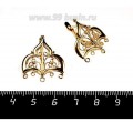 Швензы ювелирные Купол 22*25 мм, позолота 12 мкн 1 пара Россия