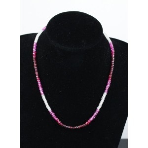 Бусы из шпинели мульти огранка, 46см