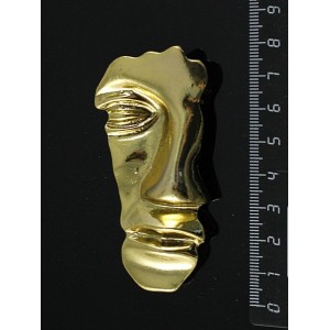 Брошь-Кулон "Облик", цвет золото