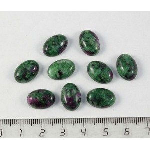 Кабошон цоизит овал 14х10мм