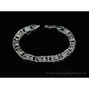 Браслет С925 с родиевым покрытием 21,5см, 11гр