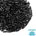 Стеклярус TOHO BUGLE 3 мм № 0049 чёрный 5 граммов Япония