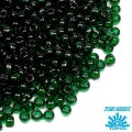 Бисер TOHO №11 цвет 0939 прозрачный темно-зеленый ЯПОНИЯ пакет 10 граммов