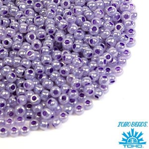 Бисер TOHO №11 цвет 0922 светлый фиолетовый перламутр ЯПОНИЯ пакет 10 граммов