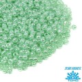 Бисер TOHO №11 цвет 0144 бледно-зеленый перламутр ЯПОНИЯ пакет 10 граммов