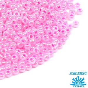Бисер TOHO №11 цвет 0909 розовый перламутр ЯПОНИЯ пакет 10 граммов