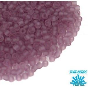 Бисер TOHO №11 цвет 0006F прозрачный матовый тёмно-сиреневый ЯПОНИЯ пакет 10 граммов