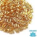 Стеклярус TOHO BUGLE 3 мм № 0022B золотистый 5 граммов Япония