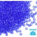 Бисер TOHO №15 цвет 0942 прозрачный синий  ЯПОНИЯ пакет 5 граммов