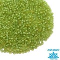 Бисер TOHO №15 цвет 945 прозрачный желтый, салатовое отверстие ЯПОНИЯ пакет 5 граммов