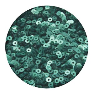 Мини пайетки плоские 3 мм Sea Blue № 997 Индия 5 грамм (около 1600 штук)