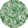 Пайетки плоские 4 мм Neptune Green № 838 Индия 5 грамм (около 1300 штук)