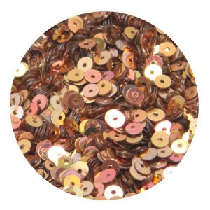 Пайетки плоские 2,5 мм Egyptian Red Gold Colored Crystal №826 Индия 3 грамма (около 1200 штук)