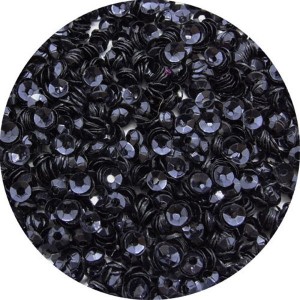 Пайетки 3 мм Индия форма чаша, цвет 425 искристый черный, 5 грамм/упаковка Пайетки 3 мм Индия форма чаша, цвет 425 искристый черный, 5 грамм/упаковка