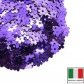 Пайетки 5 мм Италия Цветочки 5161 Viola chiaro Metallizzati (Фиолетовый металлик) 3 грамма