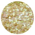 Мини пайетки плоские 3 мм Light Peach Color Transparent Finish Sequins № 836 Индия 5 грамм (около 1700 штук)