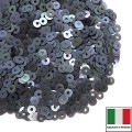 Пайетки 3 мм Италия плоские, цвет 0707 Grigio Orientale 3 грамма (ок.1600 штук)
