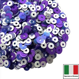 Микс пайеток МОДЕНА плоские 3 мм 916W, 0572, 0118, 4 мм I13, 556W (белый, синий, фиолетовый) Италия 3 грамма Микс пайеток МОДЕНА плоские 3 мм 916W, 0572, 0118, 4 мм I13, 556W (белый, синий, фиолетовый) Италия 3 грамма