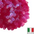Пайетки 4 мм Италия плоские, цвет 0132 Fucsia Irise Trasparenti (Фуксия прозрачный ирис) 3 грамма (ок.900 штук) Пайетки 4 мм Италия плоские, цвет 0132 Fucsia Irise Trasparenti (Фуксия прозрачный ирис) 3 грамма (ок.900 штук)