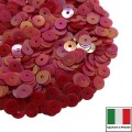Пайетки Италия ORIENTAL 3 мм плоские цвет Rosso 05 (красный ориентал) 3 грамма