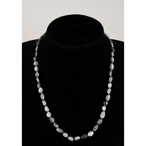 Бусы кошачий глаз (нат.), овалы 5-8мм, 48см