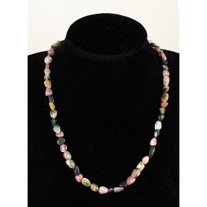 Бусы турмалин овалы 6-10мм, 50см