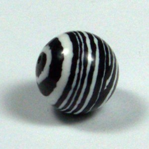 Бусины для серег из агата глазкового имитация шарик 12мм, отверстие с одной строны