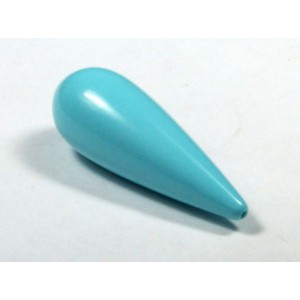 Кабошон под серьги из бирюзы (иск.), 14*14*40мм.