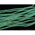 Бусины из туркенита (имитация бирюзы) шарик 4,5мм, 40см, 92 бусины