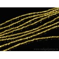 Бусины из гематита кукуруза гр.3мм цвет золото, 39см, 200 бусин